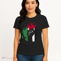 Free Palestine Palestine Flag Women's T-Shirt thumb 4