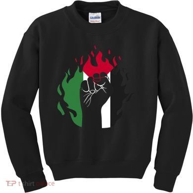 Free Palestine Palestine Flag Kids Sweatshirt