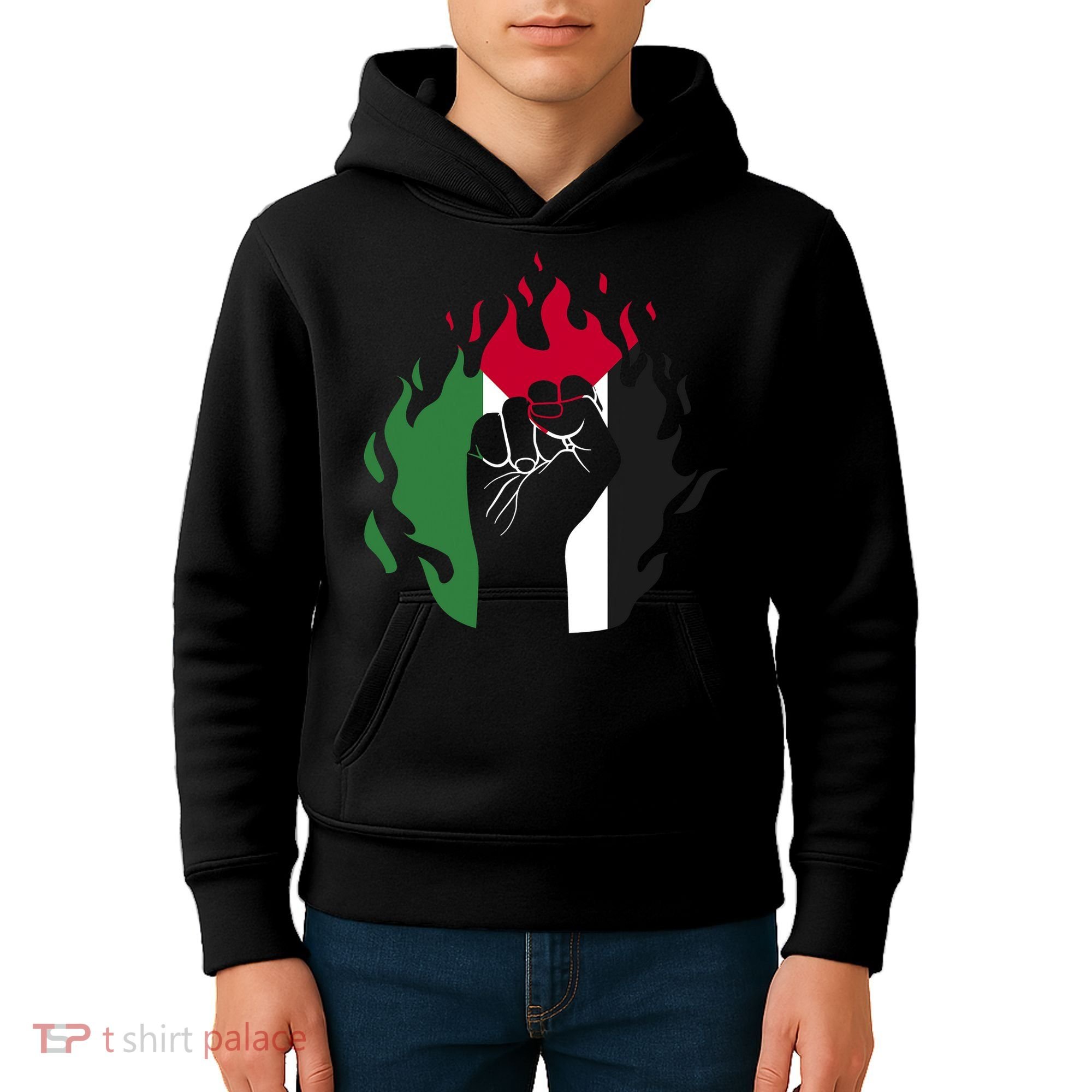 Free Palestine Palestine Flag Kids Hoodie