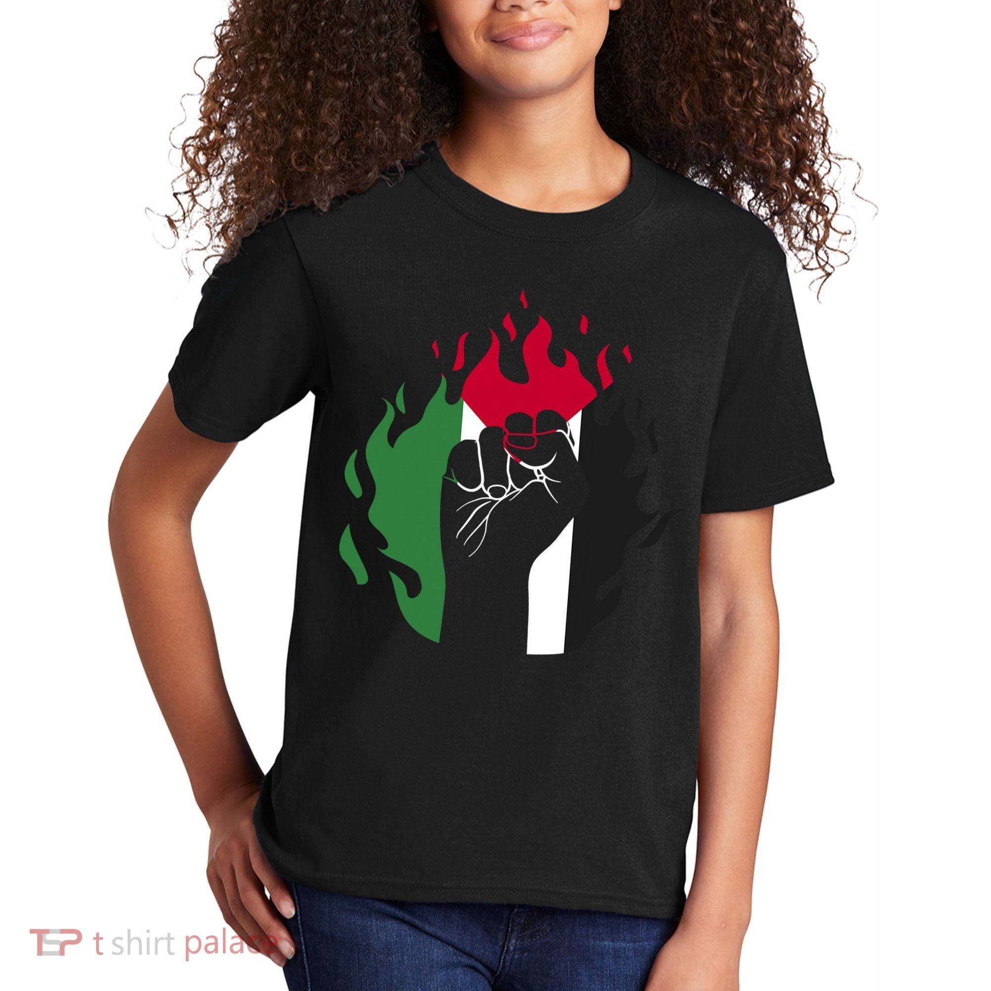 Free Palestine Palestine Flag Kids T-Shirt