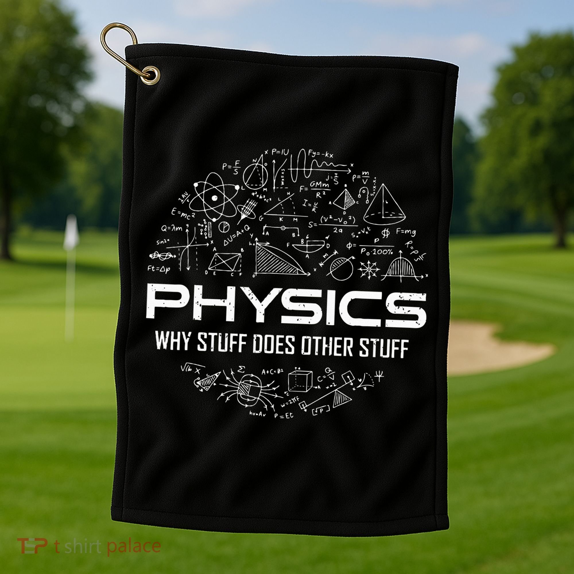 Funny Physics Physics Science Physicist Physics Humor Golf Towel