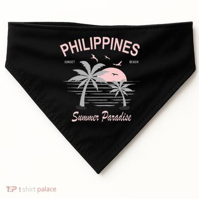 Filipino Philippines Pinoy Gift USA-Made Doggie Bandana