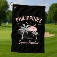 Filipino Philippines Pinoy Gift Golf Towel thumb 1