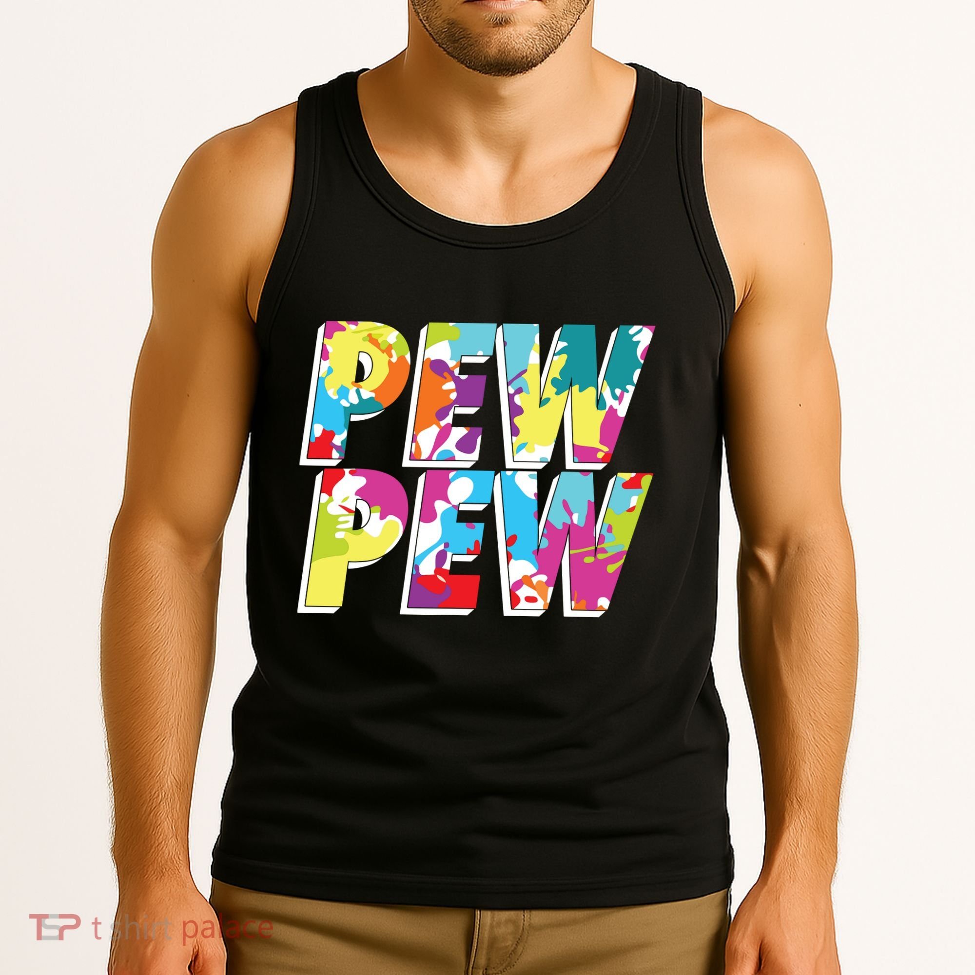 Funny Paintball Paintballer Tactical Sport Gear Tank Top