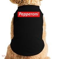 Funny Pizza Pepperoni & Not Supreme For Ns, Tweens Doggie Tank thumb 0