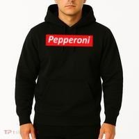 Funny Pizza Pepperoni & Not Supreme For Ns, Tweens Hoodie thumb 2