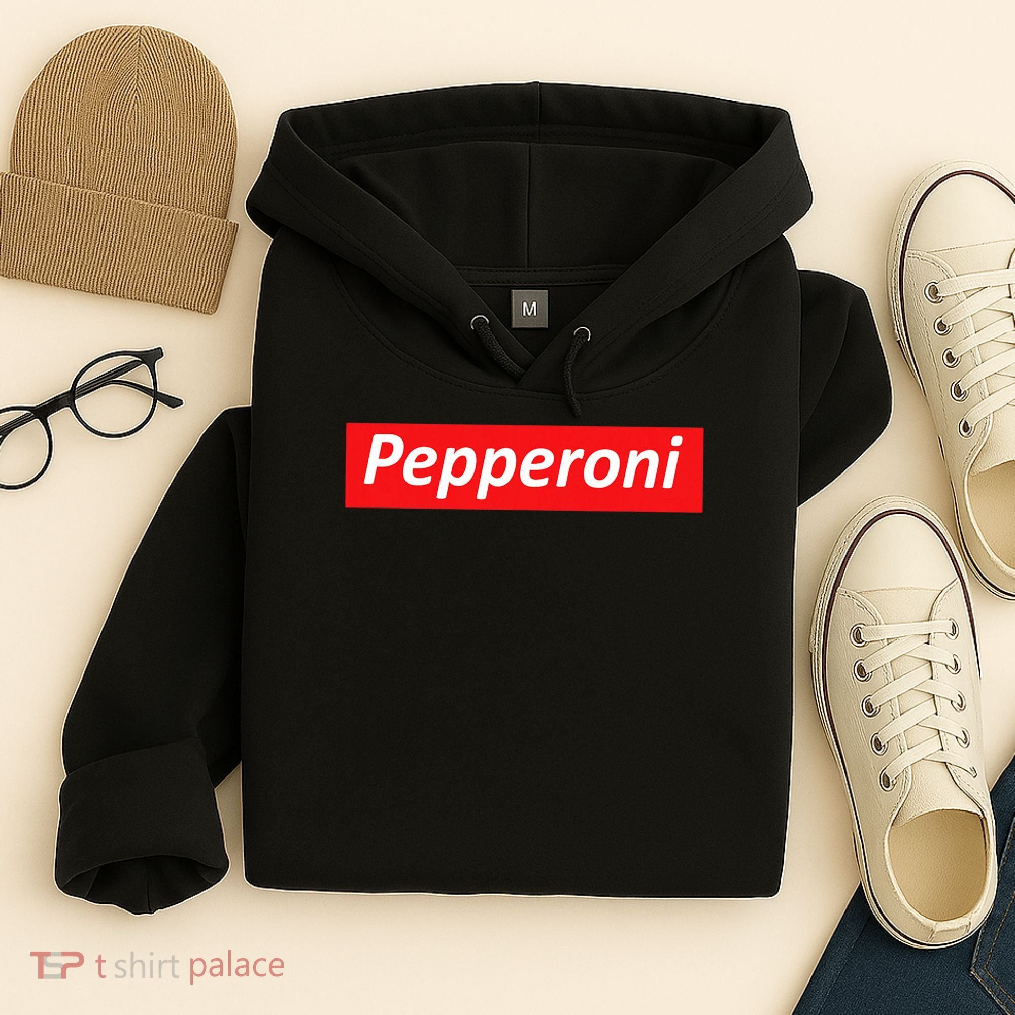 Funny Pizza Pepperoni & Not Supreme For Ns, Tweens Hoodie