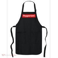 Funny Pizza Pepperoni & Not Supreme For Ns, Tweens Apron thumb 0