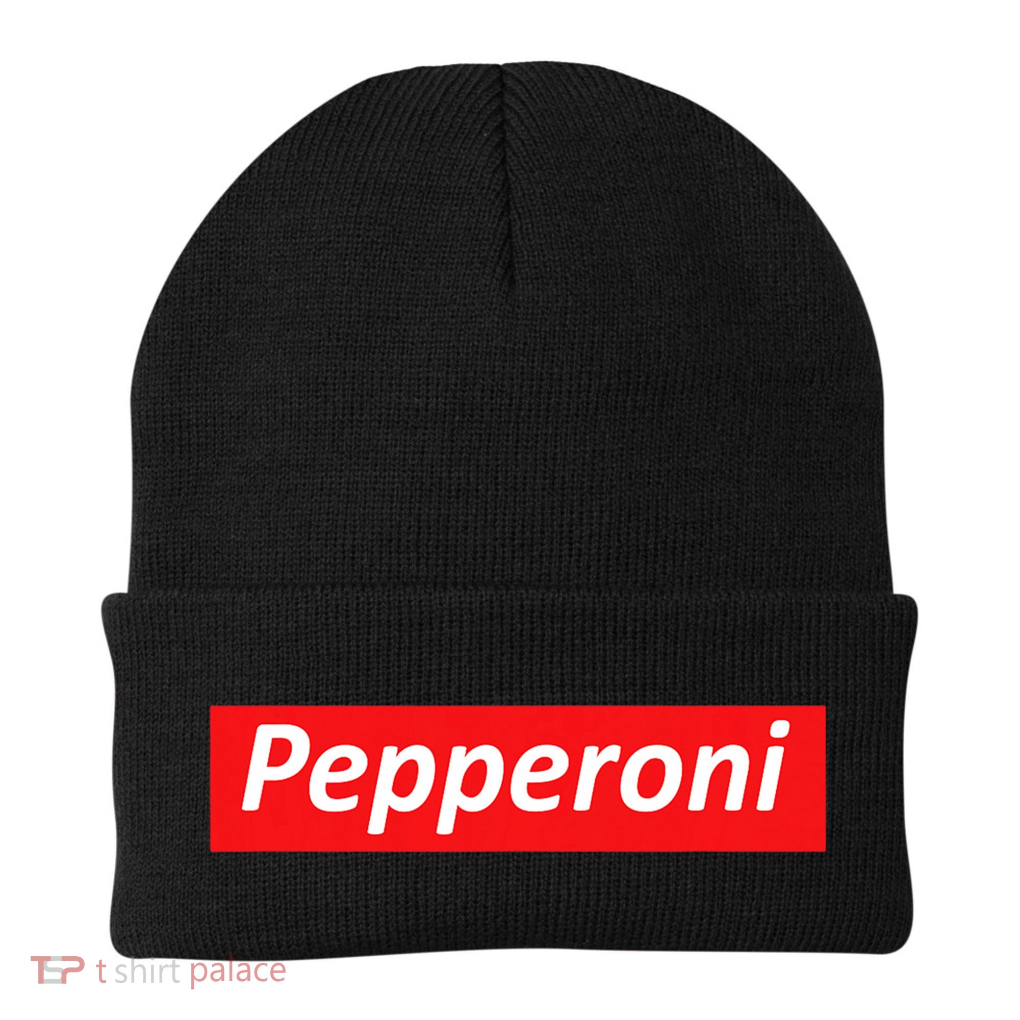 Funny Pizza Pepperoni & Not Supreme For Ns, Tweens Beanie