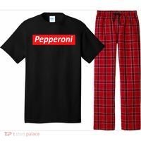 Funny Pizza Pepperoni & Not Supreme For Ns, Tweens Pajama Set thumb 0