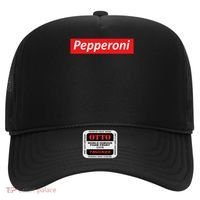 Funny Pizza Pepperoni & Not Supreme For Ns, Tweens Hat thumb 0