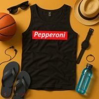 Funny Pizza Pepperoni & Not Supreme For Ns, Tweens Tank Top thumb 4