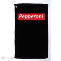 Funny Pizza Pepperoni & Not Supreme For Ns, Tweens Golf Towel thumb 0