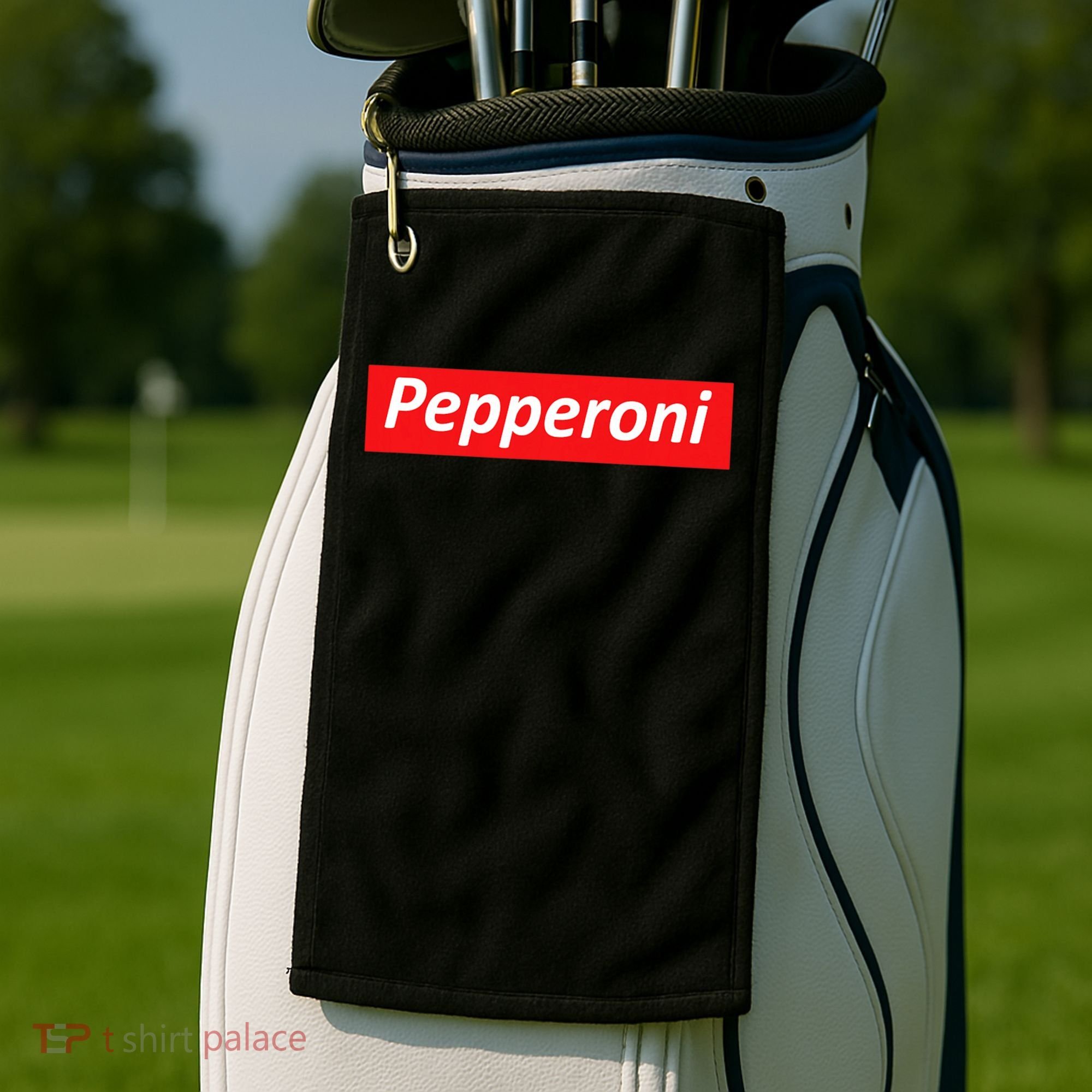 Funny Pizza Pepperoni & Not Supreme For Ns, Tweens Golf Towel