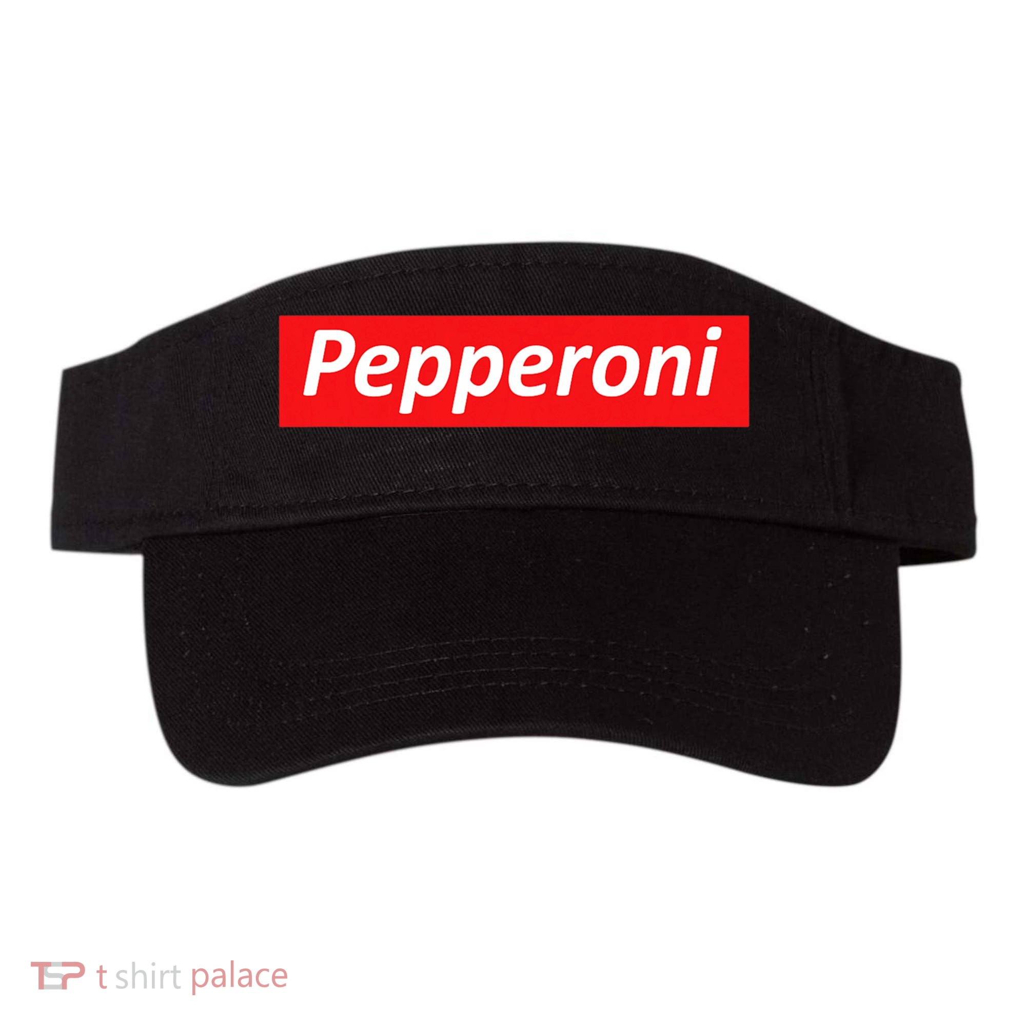 Funny Pizza Pepperoni & Not Supreme For Ns, Tweens Visor