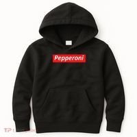 Funny Pizza Pepperoni & Not Supreme For Ns, Tweens Kids Hoodie thumb 0
