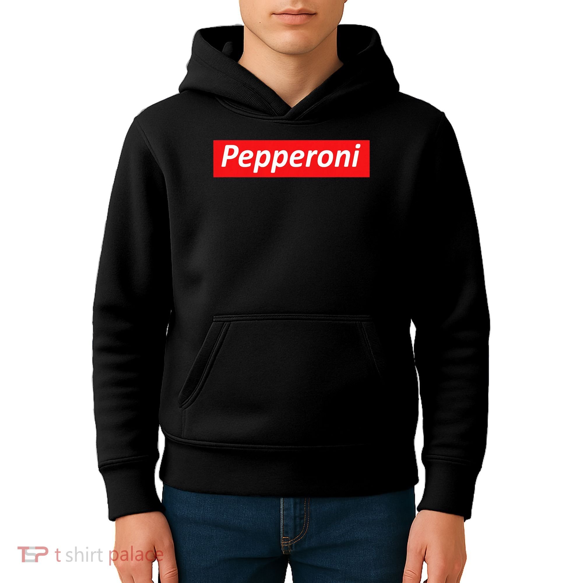 Funny Pizza Pepperoni & Not Supreme For Ns, Tweens Kids Hoodie