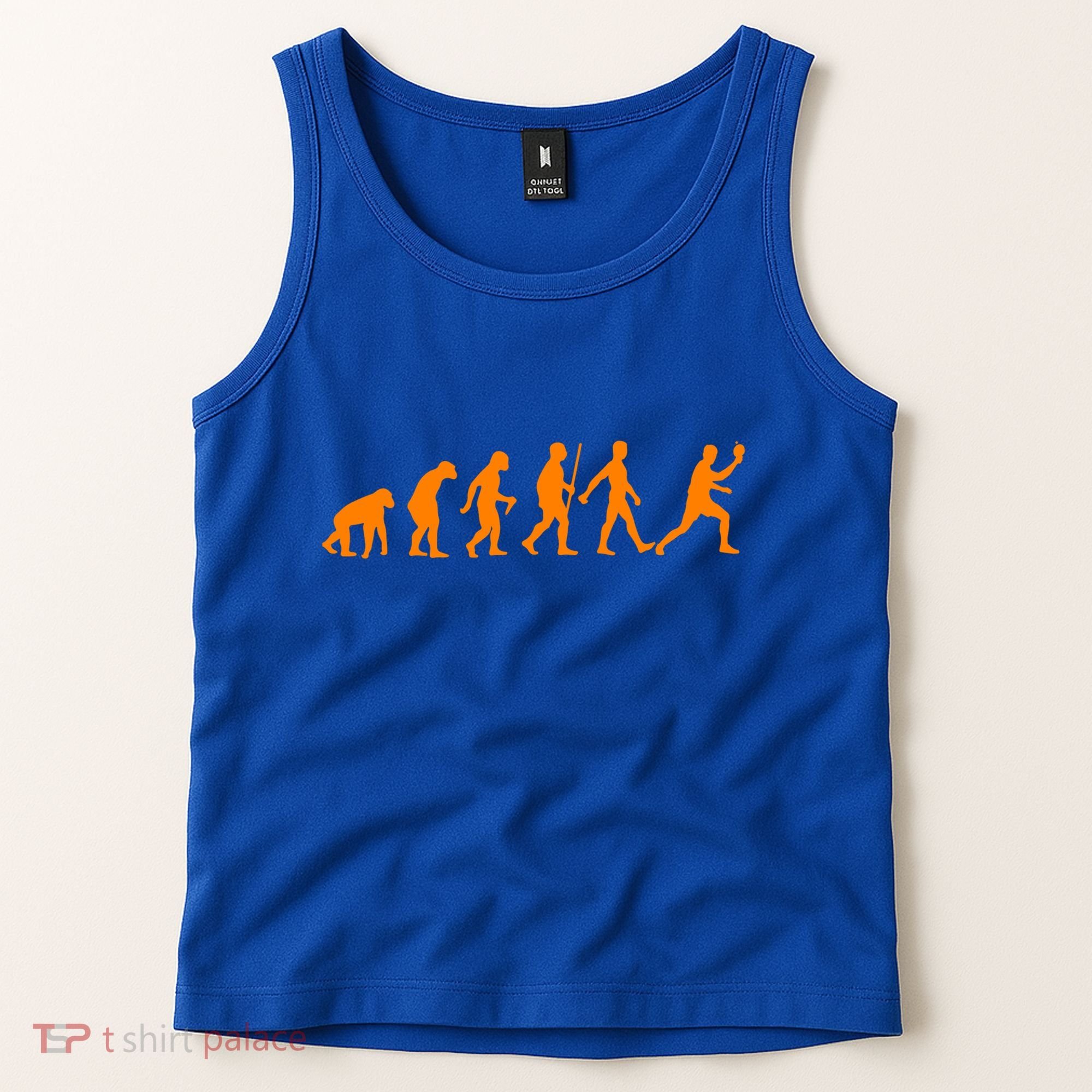 Funny Ping Pong Gift Table Tennis Player Evolution Gift Tank Top