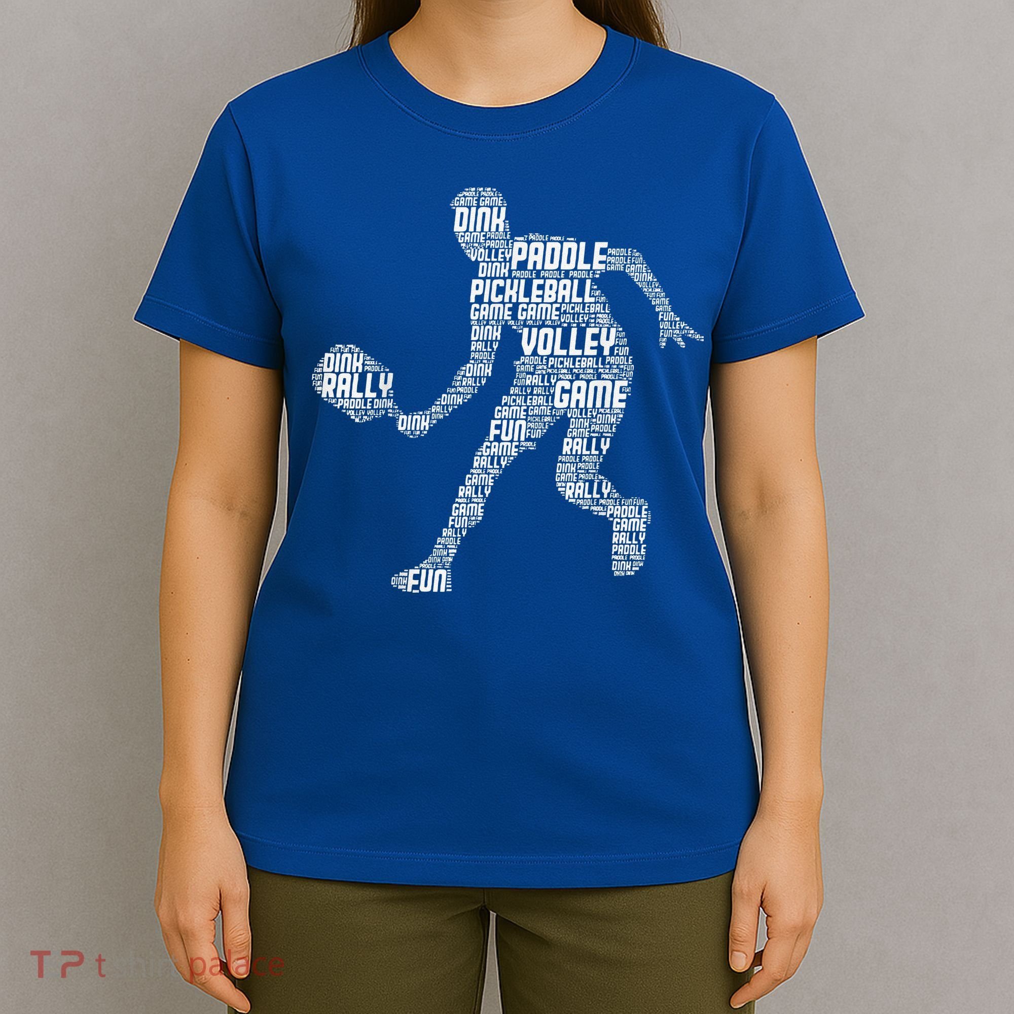 Funny Playing Pickleball With The Family Vintage T-Shirt
