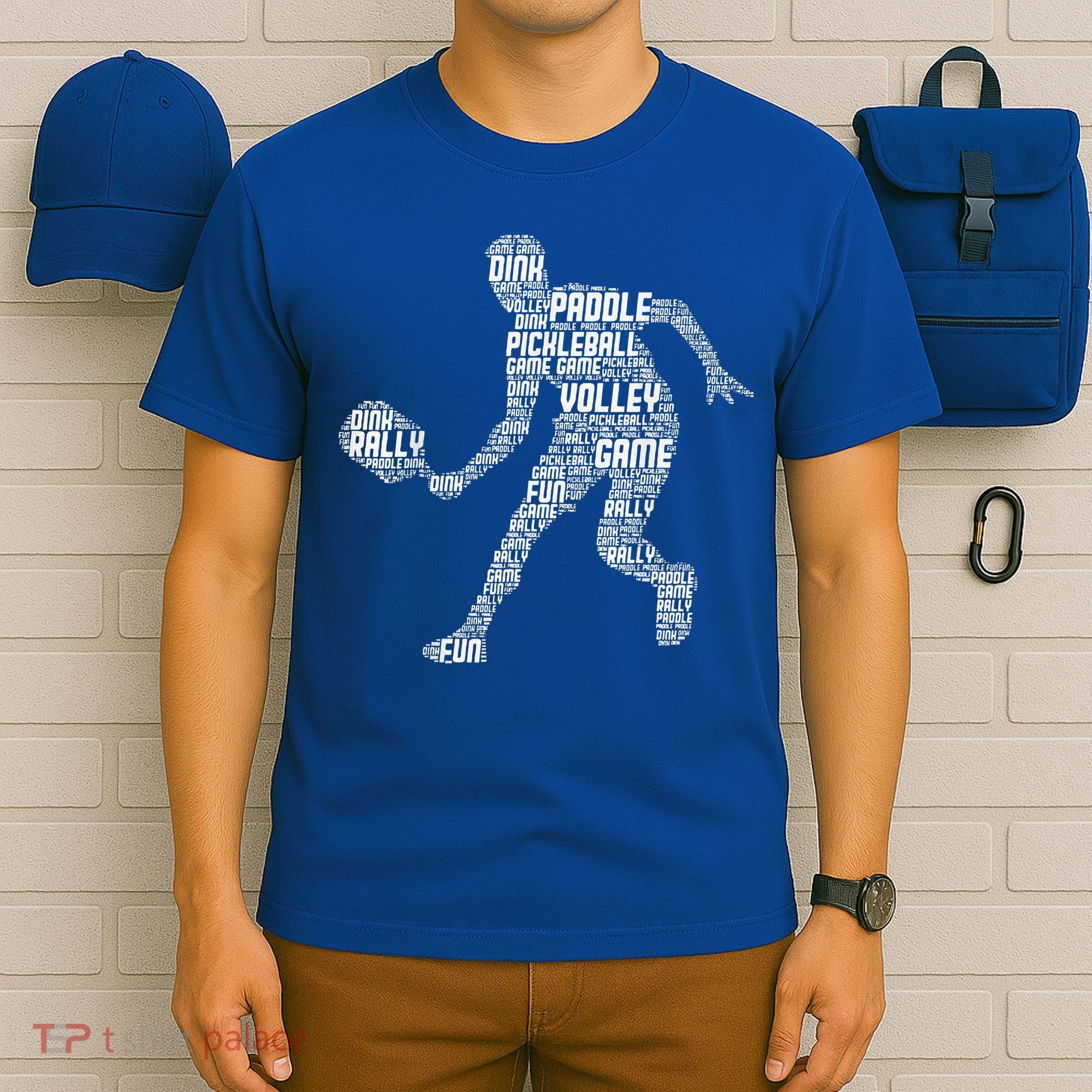 Funny Playing Pickleball With The Family Vintage T-Shirt