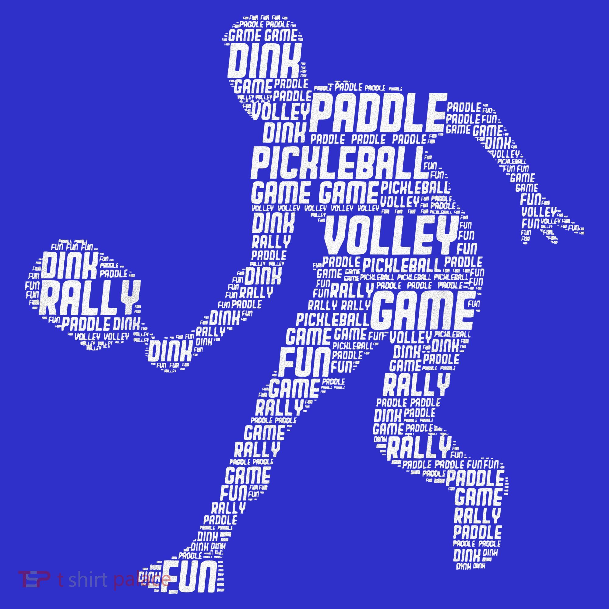 Funny Playing Pickleball With The Family Vintage T-Shirt