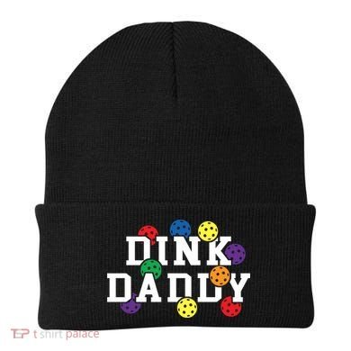 Funny Pickleball Pun For Pickleball Players Dink Daddy Gift Beanie