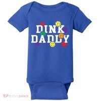 Funny Pickleball Pun For Pickleball Players Dink Daddy Gift Baby Bodysuit thumb 0