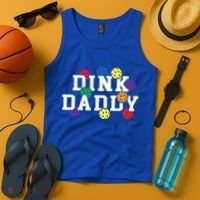 Funny Pickleball Pun For Pickleball Players Dink Daddy Gift Tank Top thumb 4