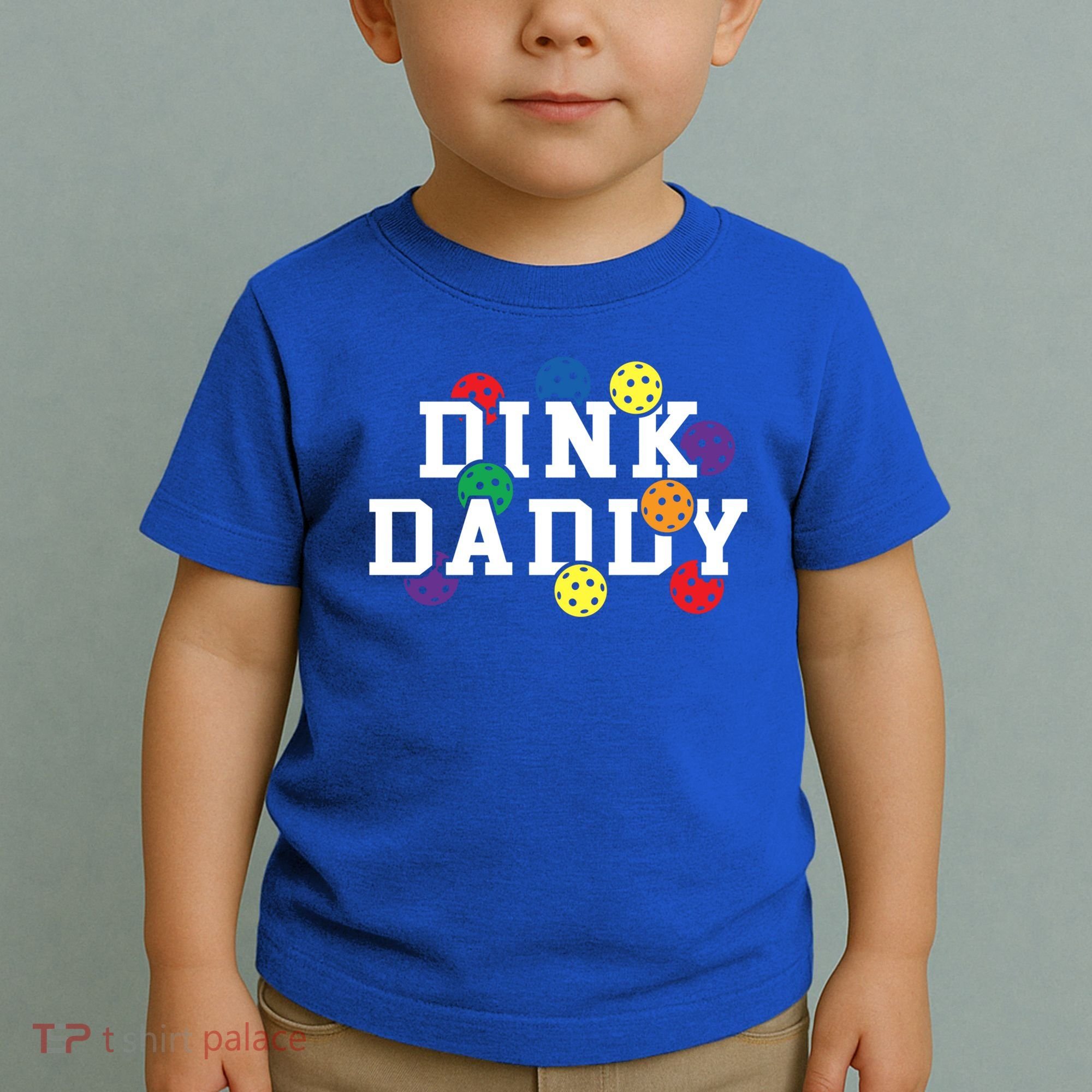 Funny Pickleball Pun For Pickleball Players Dink Daddy Gift Toddler T-Shirt