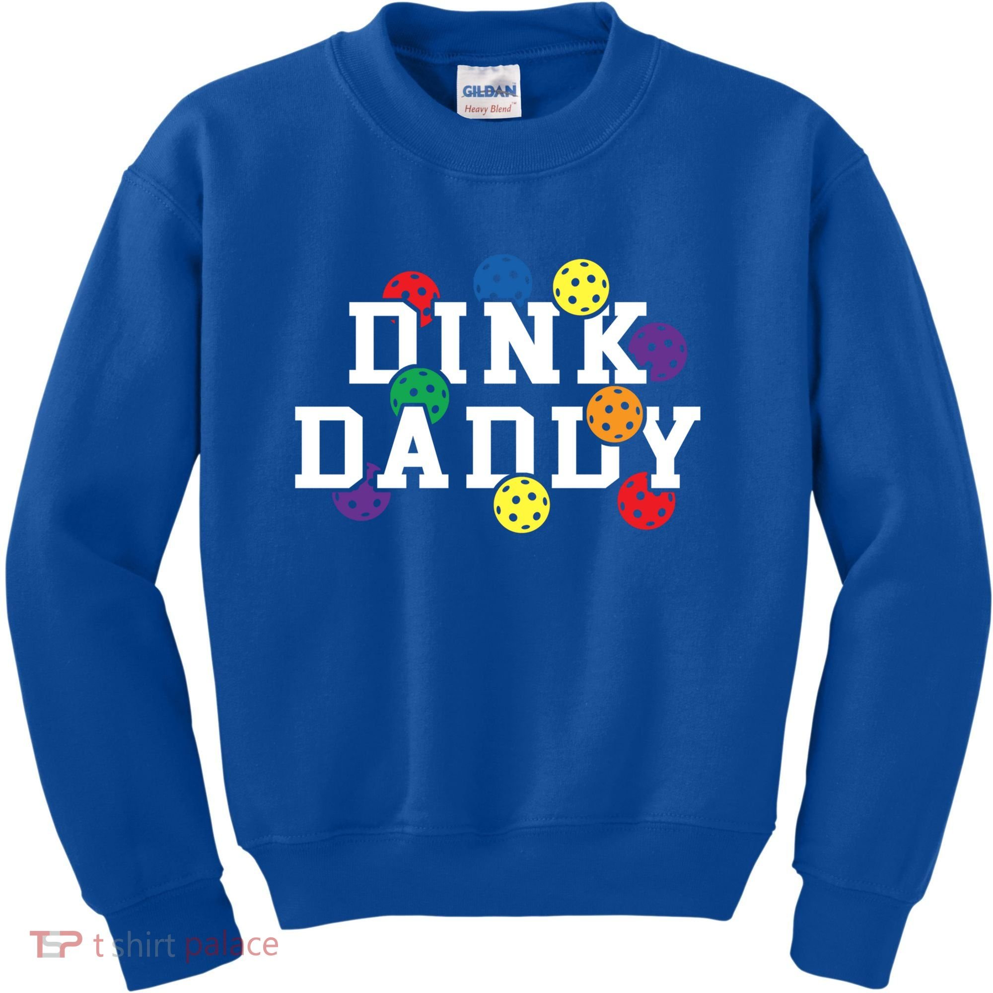 Funny Pickleball Pun For Pickleball Players Dink Daddy Gift Kids Sweatshirt