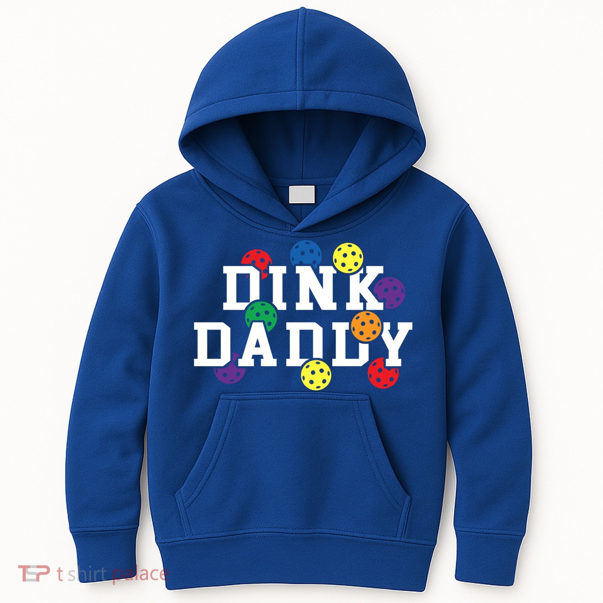 Funny Pickleball Pun For Pickleball Players Dink Daddy Gift Kids Hoodie