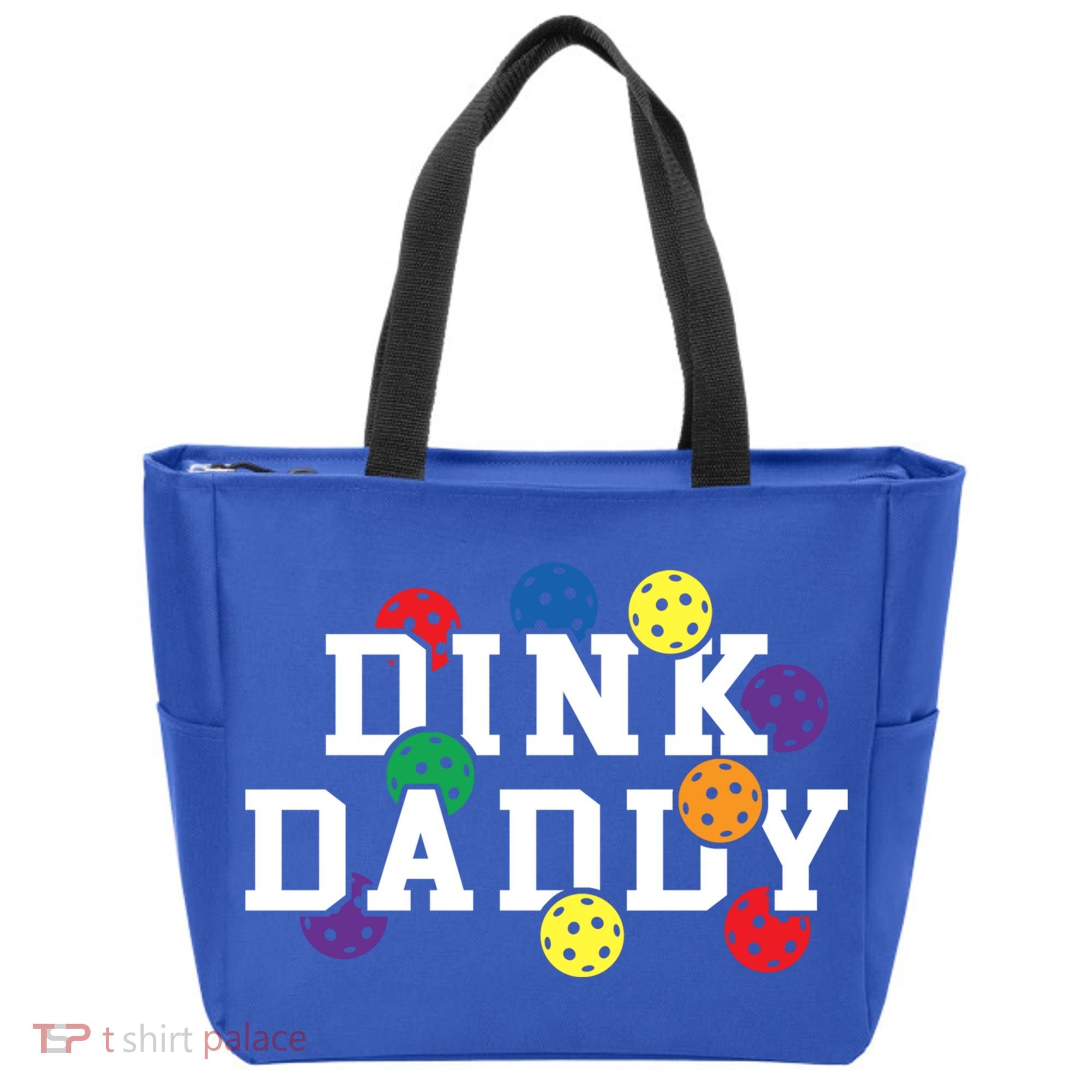 Funny Pickleball Pun For Pickleball Players Dink Daddy Gift Tote Bag