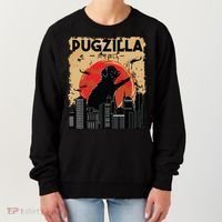 Funny Pug Pugzilla Funny Dog Pug Women's Sweatshirt thumb 0