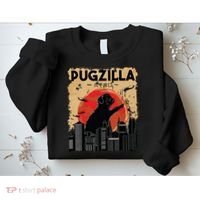 Funny Pug Pugzilla Funny Dog Pug Sweatshirt thumb 2