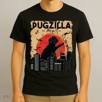 Funny Pug Pugzilla Funny Dog Pug T-Shirt thumb 3