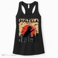 Funny Pug Pugzilla Funny Dog Pug Women's Tank Top thumb 0
