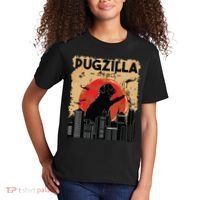 Funny Pug Pugzilla Funny Dog Pug Kids T-Shirt thumb 2