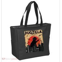 Funny Pug Pugzilla Funny Dog Pug Tote Bag thumb 2