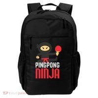 Funny Ping Pong Ninja Shirts Table Tennis Backpack thumb 0
