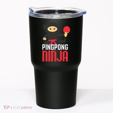 Funny Ping Pong Ninja Shirts Table Tennis Tumbler