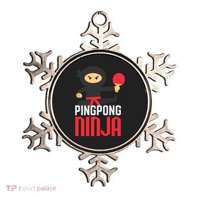 Funny Ping Pong Ninja Shirts Table Tennis Ornament