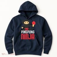 Funny Ping Pong Ninja Shirts Table Tennis Hoodie thumb 0