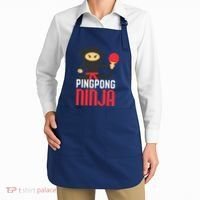 Funny Ping Pong Ninja Shirts Table Tennis Apron thumb 2