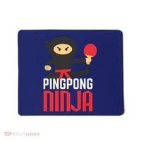 Funny Ping Pong Ninja Shirts Table Tennis Mousepad thumb 0