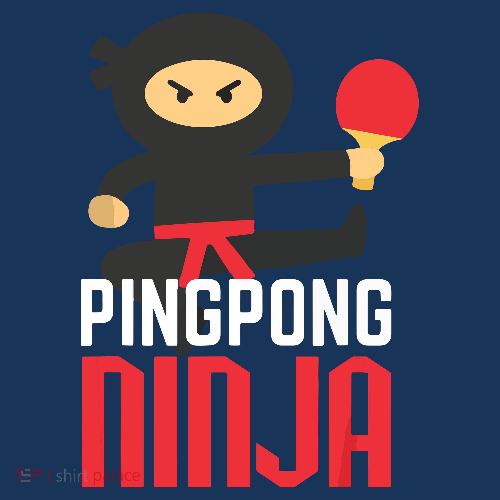 Funny Ping Pong Ninja Shirts Table Tennis Baby Bodysuit