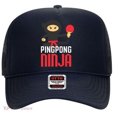 Funny Ping Pong Ninja Shirts Table Tennis Hat