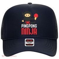 Funny Ping Pong Ninja Shirts Table Tennis Hat thumb 0