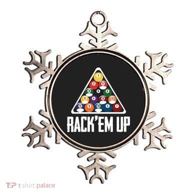 Funny Pool Player Billiard 8ball RackEm Up Gift Ornament