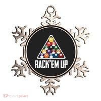 Funny Pool Player Billiard 8ball RackEm Up Gift Ornament thumb 0