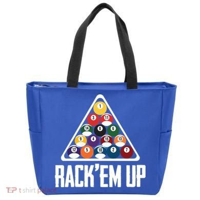Funny Pool Player Billiard 8ball RackEm Up Gift Tote Bag